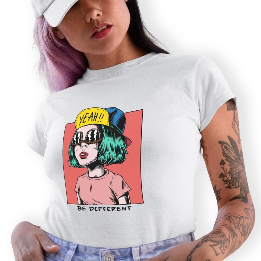 Graphic T-Shirt Yeah Be Different